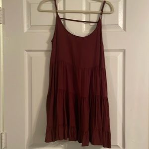 Brandy Melville Maroon Dress